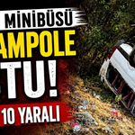 Minibüs şarampole uçtu: 4 ölü, 10 yaralı