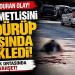 Husumetlisini öldürüp başında beklediği görüntü ortaya çıktı