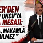 Örer’den Fazlı Uncu’ya vefa mesajı: “ Vefa, makamla ölçülmez”