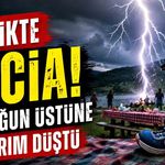 Piknikte facia! Çocuğun üstüne yıldırım düştü