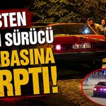 Polisten kaçan ehliyetsiz sürücü akrabasına çarptı: 2 yaralı
