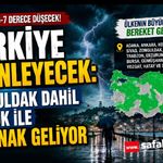 Serin ve yağışlı hava geliyor: Sıcaklıklar 7 derece birden düşecek