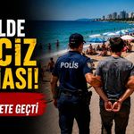 Kumsalda Güneşlenirken Kabusu Yaşadı!