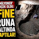 'Salak Milyoner' filmi gerçek oldu: Define uğruna evin altında metrelerce kazı yaptılar