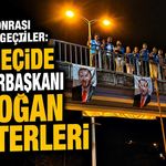Saldırı sonrası harekete geçtiler: Üst geçide Cumhurbaşkanı Erdoğan posterleri