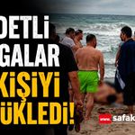 İnkumu'nda boğulma tehlikesi geçiren 10 kişi kurtarıldı