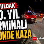 Zonguldak 100. Yıl Terminali Önünde Kaza: Araçlarda Maddi Hasar Oluştu!