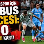 Trabzonspor için kabus gecesi: 4-0 mağlup, 2 kırmızı kart!