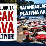 Zonguldak'ta sıcak hava bunaltıyor: Vatandaşlar Kapuz Plajı'na akın etti