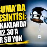 Çaycuma’da su kesintisi: Bu sokaklarda saat 12.30’a kadar su yok