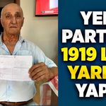 YENİ Parti'ye 1919 lira yardım yaptı