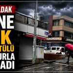 Zonguldak güne gök gürültülü yağmurla başladı