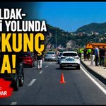 Zonguldak-Kilimli sahil yolunda kaza: Araç yoldan çıktı