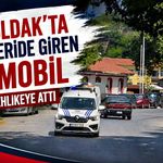 Zonguldak'ta ters şeride giren otomobil trafiği tehlikeye attı