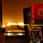 Kilis’te ambalaj fabrikasında yangın: 1 itfaiye eri yaralandı
