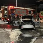 Alanya'da seyir halindeki otomobil alevlere teslim oldu