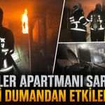 5 katlı binada yangın: Apartman tedbir amaçlı tahliye edildi
