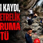 Şelale gezisi faciayla bitti: 70 metrelik uçurumdan düştü