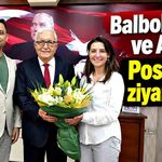 Posbıyık’a anlamlı ziyaret: Geçmiş olsun dileklerini ilettiler
