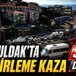 Teoman Duralı Tünelleri’nde zincirleme kaza: Trafik tek şeritten verildi