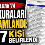 Zonguldak’ta TYP kuraları tamamlandı: 537 kişi belirlendi