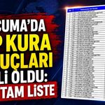 Çaycuma’da TYP kura sonuçları belli oldu: İşte tam liste
