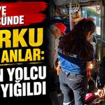 Zonguldak'ta kadın yolcu otobüste fenalaştı, şoför hemen yardım istedi