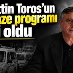 Alaattin Toros’un cenaze programı belli oldu