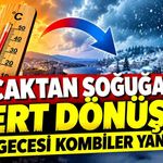 Sıcaktan soğuğa sert dönüş: Salı gecesi kombiler yanabilir