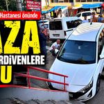 Faciadan kılpayı dönüldü: Zonguldak’ta araç merdivenlere uçtu