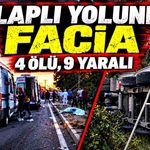 Alaplı yolunda tır yoldan çıkıp patpatla çarpıştı: 4 ölü, 9 yaralı