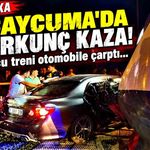 Filyos’ta yolcu treni otomobile çarptı: 1 kadın yaralandı