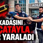 İş arkadaşını falçatayla ağır yaraladı