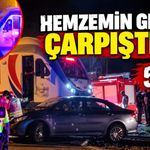 Zonguldak’ta yolcu treni otomobille çarpıştı: 5 yaralı