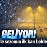 Türkiye’de ilk kar heyecanı: Yüksek kesimlere kar geliyor