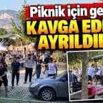 Piknik kavgasında tekme ve yumruklar havada uçuştu