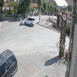Safranbolu’da motosiklet ile hafif ticari araç çarpıştı