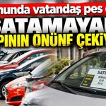 Sonunda vatandaş pes etti; Satamayan kapının önüne çekiyor