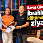 Savaş Çiloğlu’ndan İbrahim Tığ’a kültür ve edebiyat ziyareti