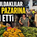 Zonguldaklılar halk pazarına akın etti