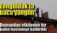 Baca yangınında dumandan etkilenen bir kişi hastaneye kaldırıldı