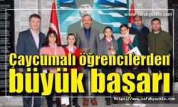 Çaycumalı öğrencilerden büyük başarı