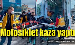 Kaygan zemin kazaya neden oldu: 1 yaralı