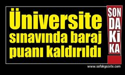 Üniversite sınavında baraj puanı kaldırıldı