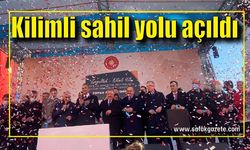 Zonguldak’ta Kilimli sahil  yolu açıldı