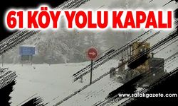 61 Köy yolu kapalı