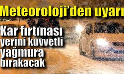 Meteoroloji'den önemli uyarı!