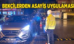 Bekçilerden asayiş uygulaması