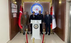Coşkun ve Pazarcılar Odası Emniyet Müdürünü ziyaret etti
