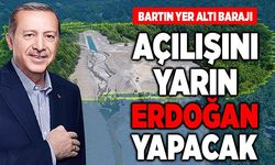 Cumhurbaşkanı yeraltı barajının açılışını yapacak